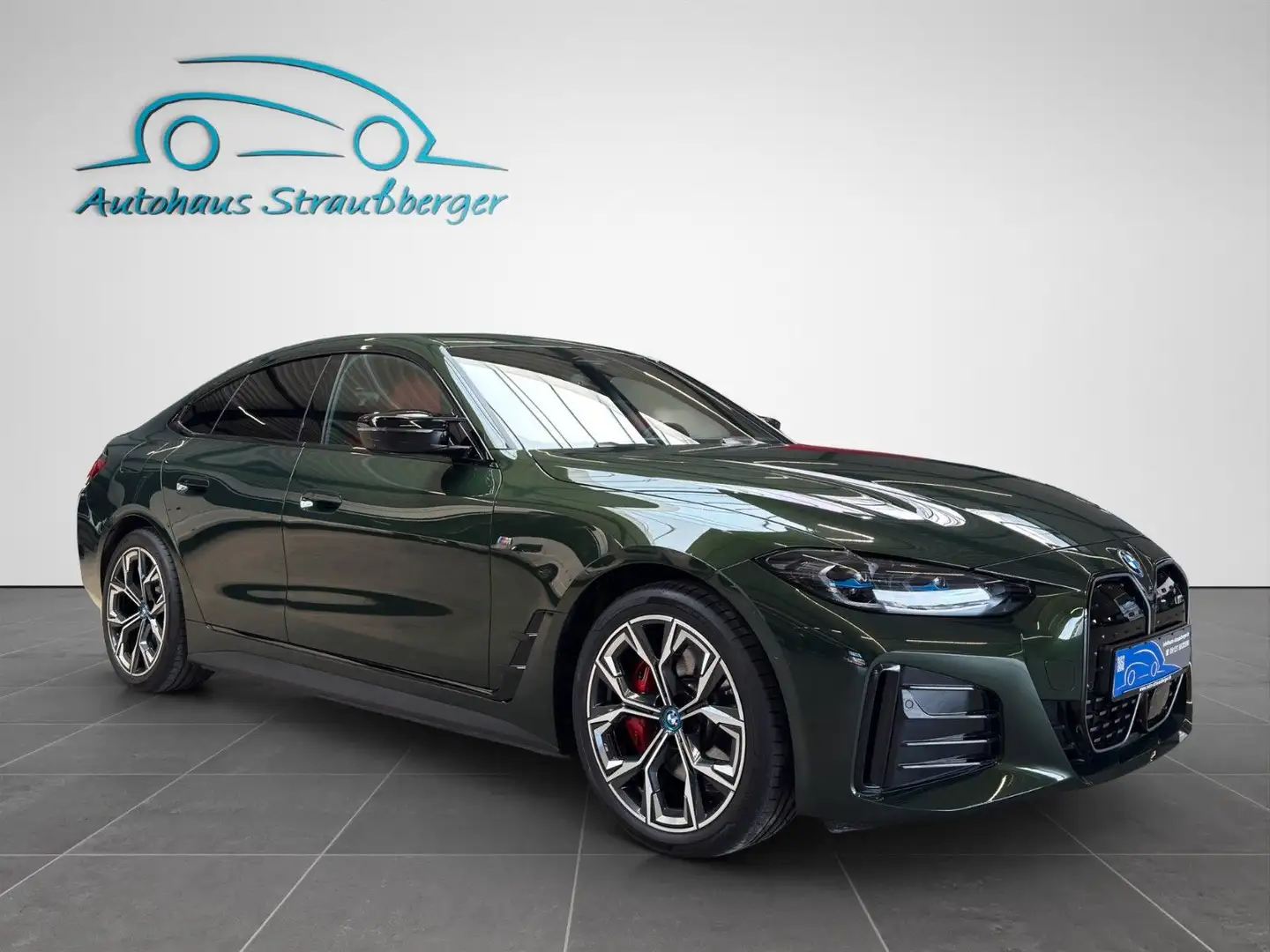 BMW i4 M50 Gran Coupe ACC 360° AHK Laser KZU H&K 3Z Grün - 2