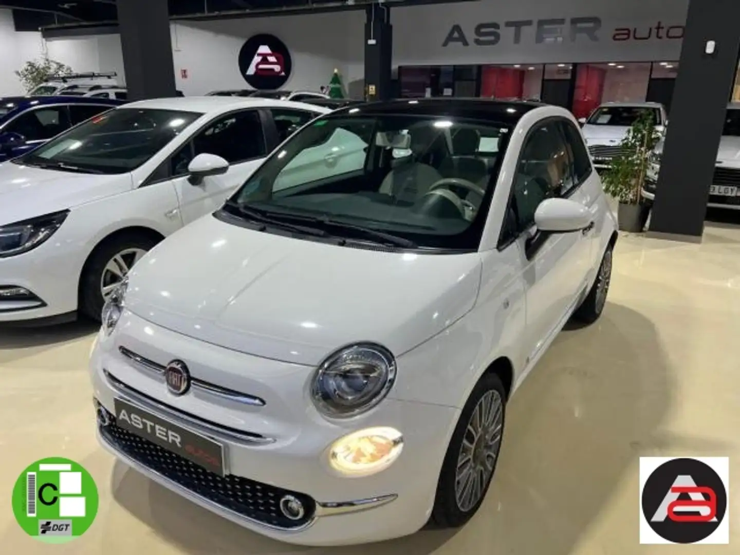 Fiat 500 1.2 Lounge Blanc - 1