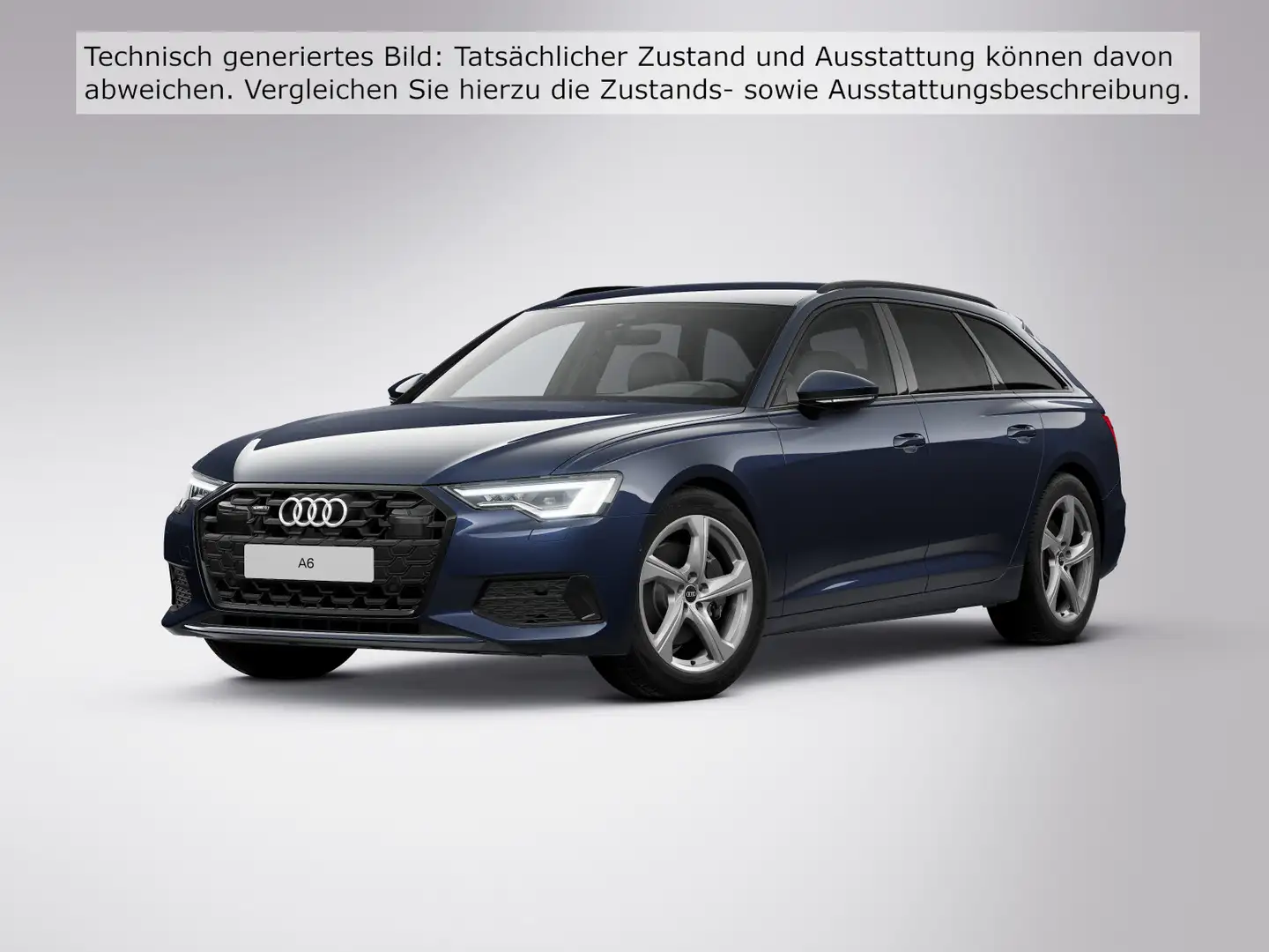Audi A6 45 TDI Q ADVANCED MATRIX LEDER AHK KAME Blau - 2