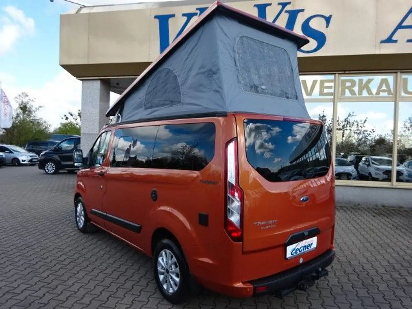 Ford Transit Custom Nugget 185PS Autm. Aufstelldach Xenon Navi AHK Oranj - 2