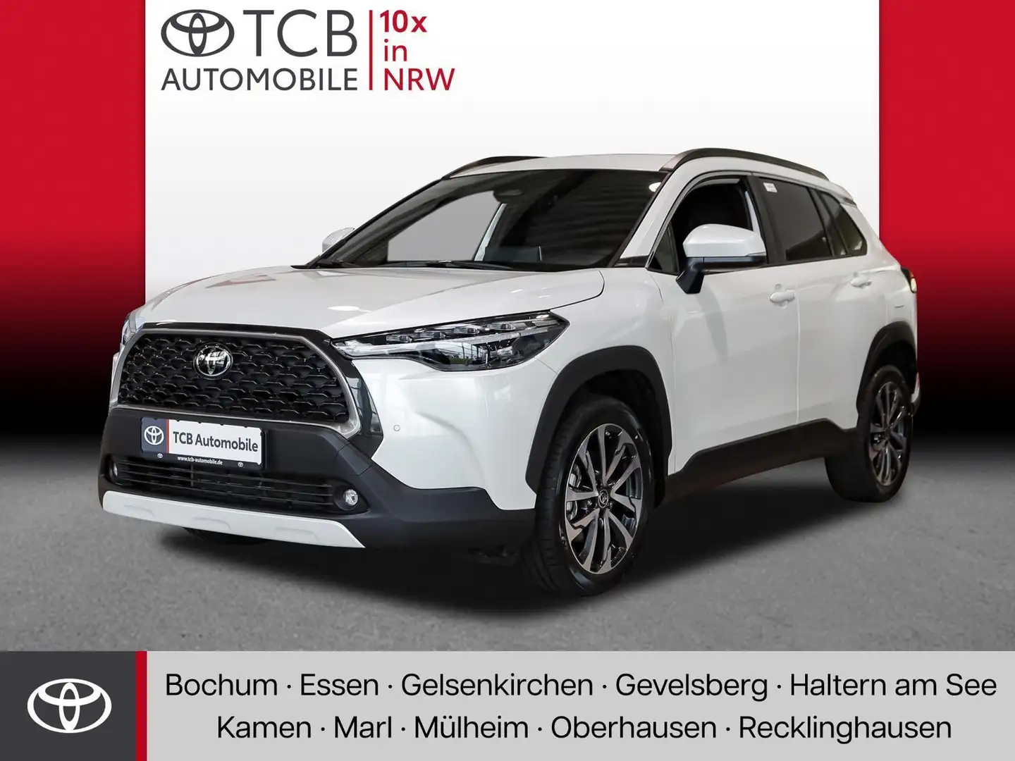 Toyota Corolla Cross 1.8 Hybrid Teamplayer NAVI SHZ PDC Blanco - 1