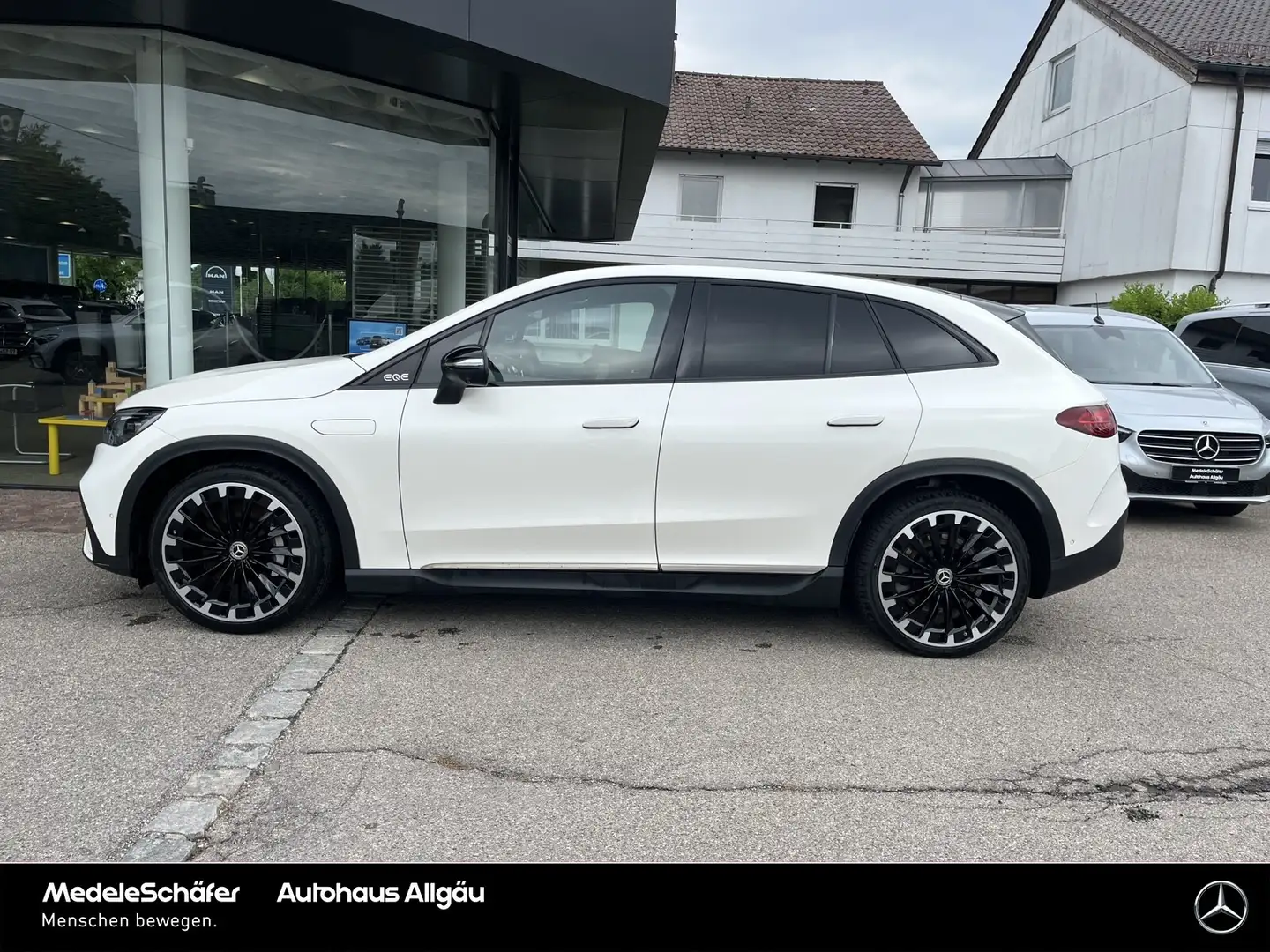 Mercedes-Benz EQE SUV EQE SUV 500 4M AMG 22" AHK Hyper 3D 360° HA-Lenk Weiß - 2