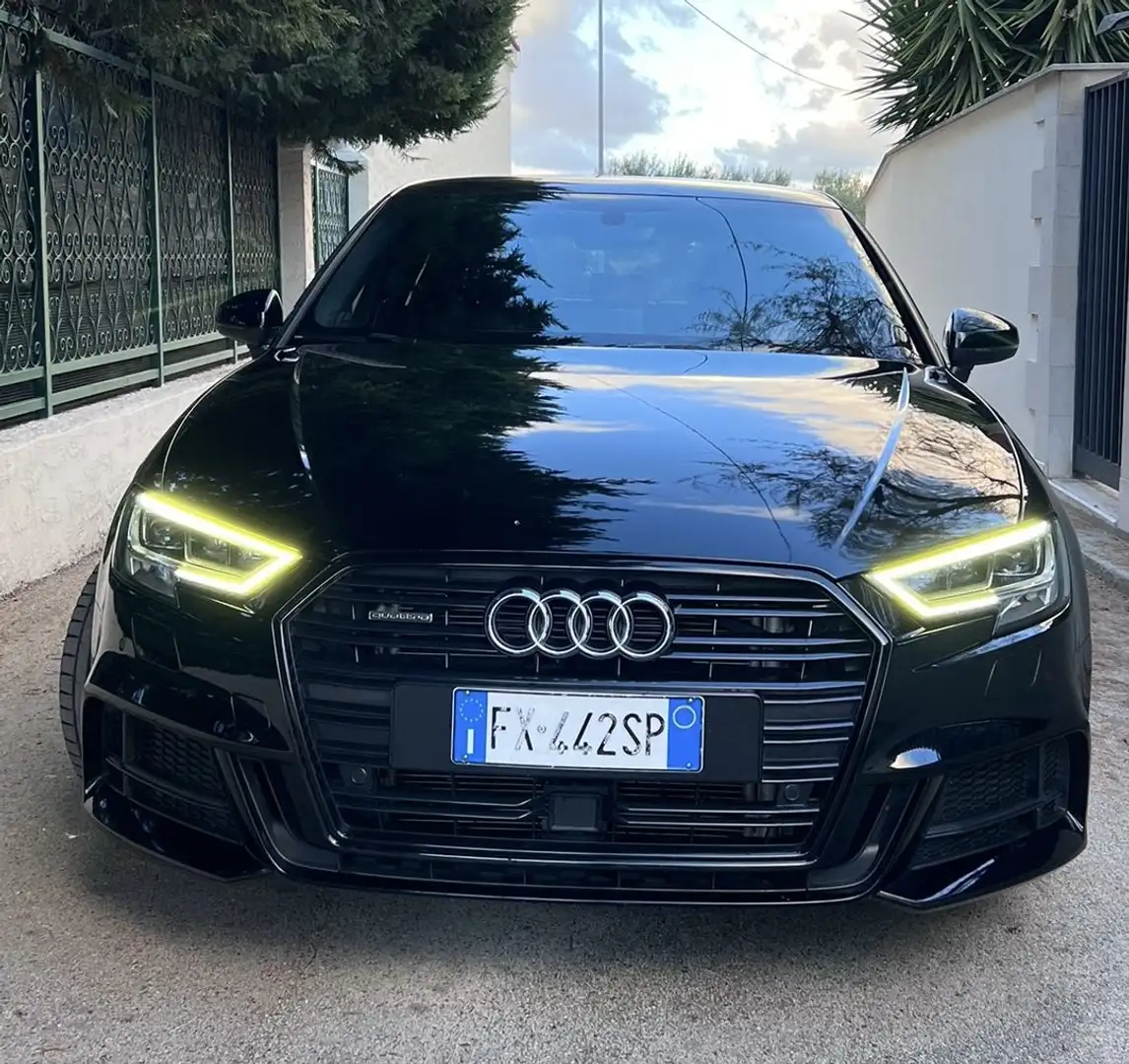 Audi A3 SPB 2.0 Tdi Quattro 184CV Sline Stronic VIRTUAL Nero - 2