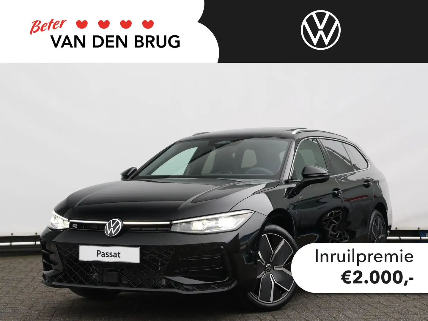 Volkswagen Passat Variant R-Line-Edition 1.5 eHybrid 150 kW / 204 pk Variant Zwart - 1
