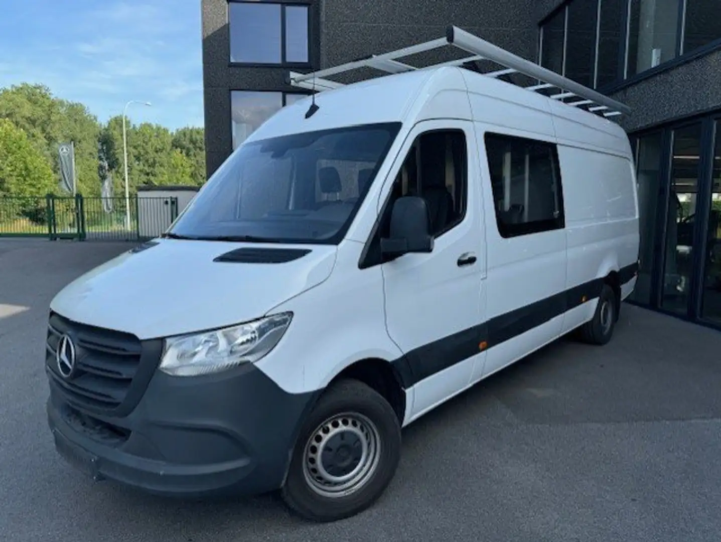 Mercedes-Benz Sprinter 317 L3  3.5T SLEEP - DUBBEL CABINE - DOUBLE CABINE Wit - 1