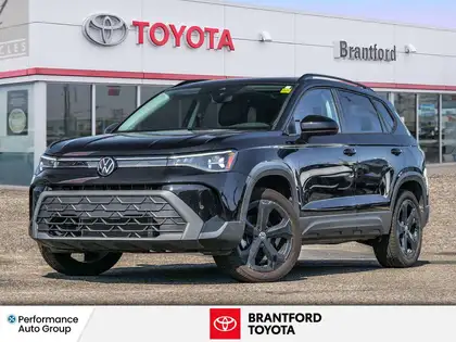 Black 2025 Volkswagen Taos SUV / Crossover All-Wheel Drive Automatic