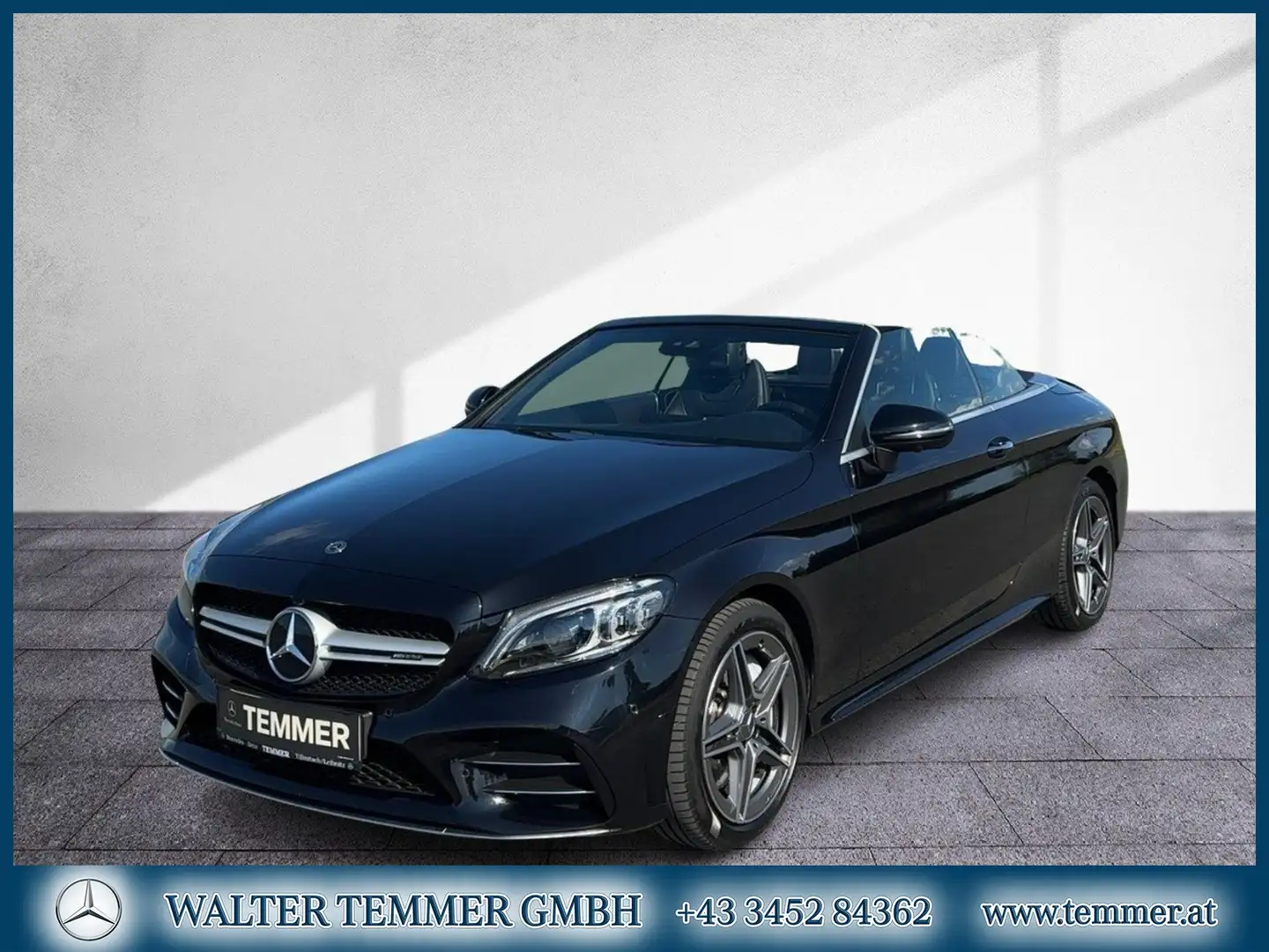 Mercedes-Benz C 43 AMG 4MATIC Cabriolet Prem+ MBeam Burmester Schwarz - 1