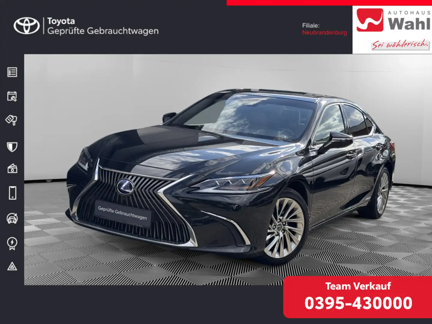 Lexus ES 300 h Luxury Line ACC HUD MATRIX-LED 360° Noir - 1