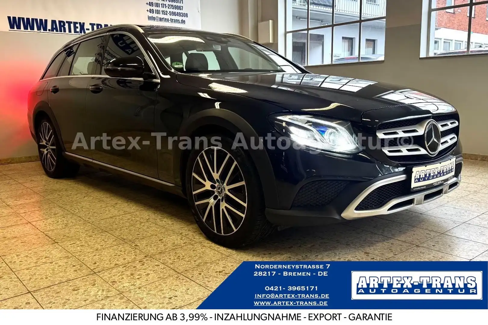 Mercedes-Benz E 220 d 4Matic All-Terrain/360°/AHK/AMBIET/ACC Schwarz - 1