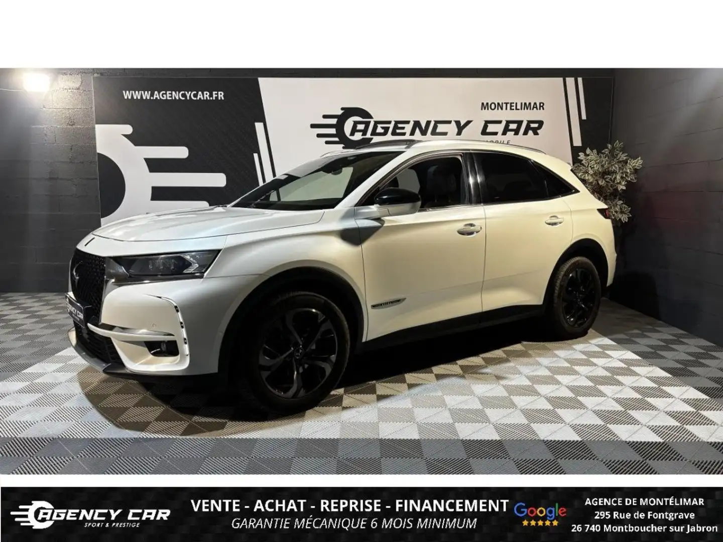 DS Automobiles DS 7 Crossback Grand Chic OPERA 2.0 BlueHDi 180ch - Toit Ouvrant - Suivie Weiß - 1