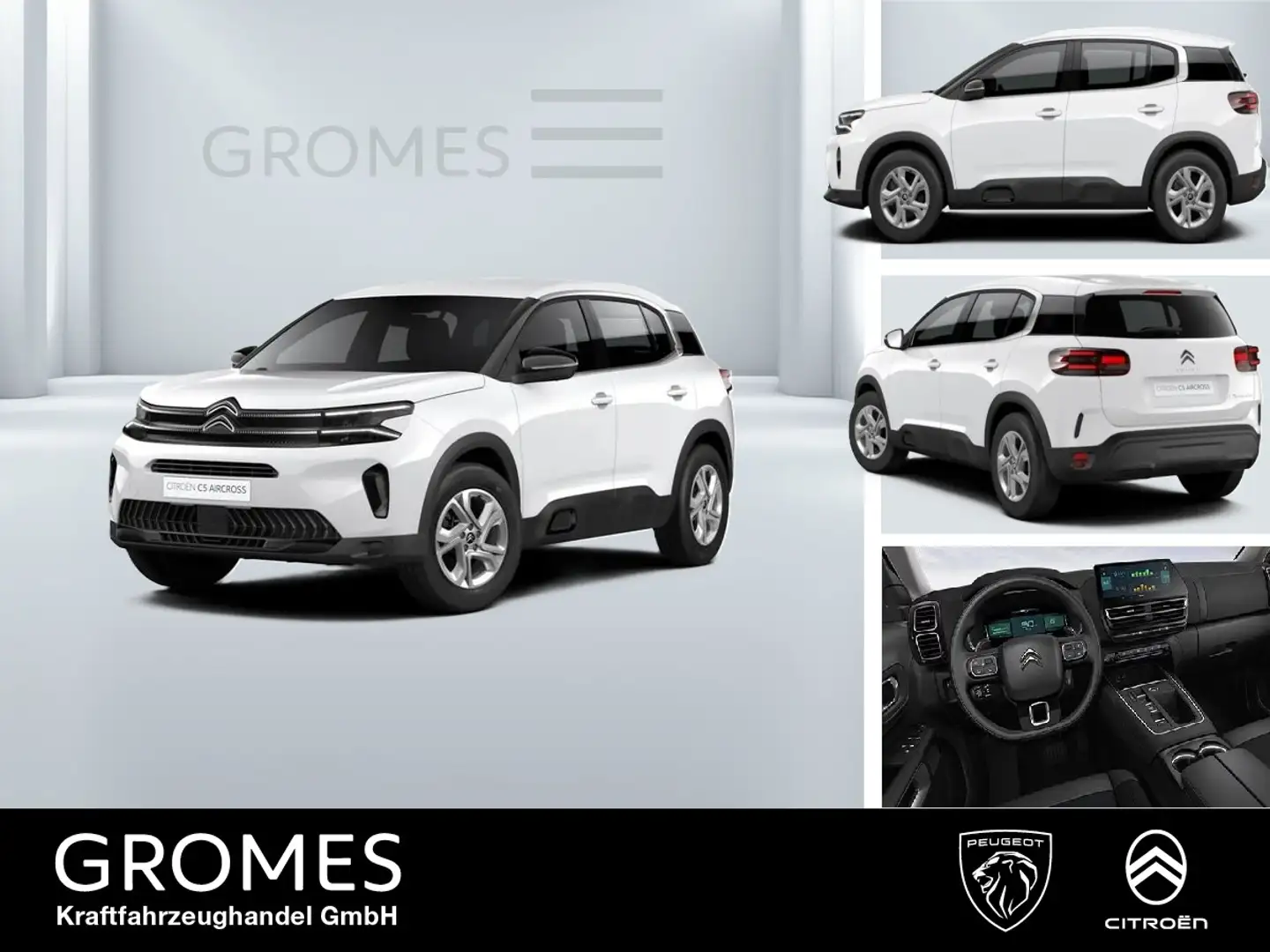 Citroen C5 Aircross PLUS Mild-Hybrid 145 ë-DCS6 | SOFORT VERFÜGBAR Weiß - 1