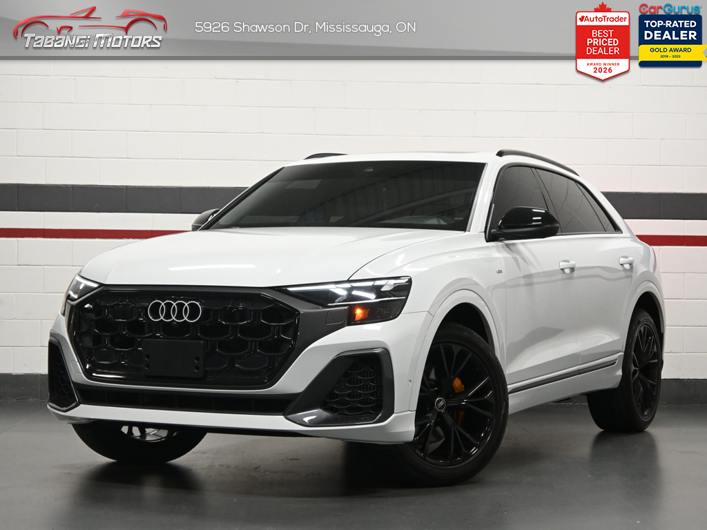 2025 Audi Q8 Progressiv  S-Line No Accident 360CAM Vented Seats