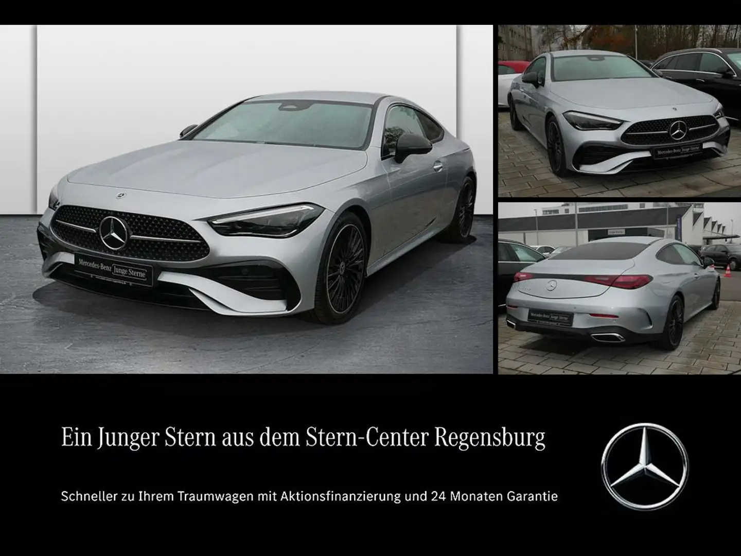 Mercedes-Benz CLE 200 AMG+Night+Burmester+360°Kamera+Memory+++ Argent - 1