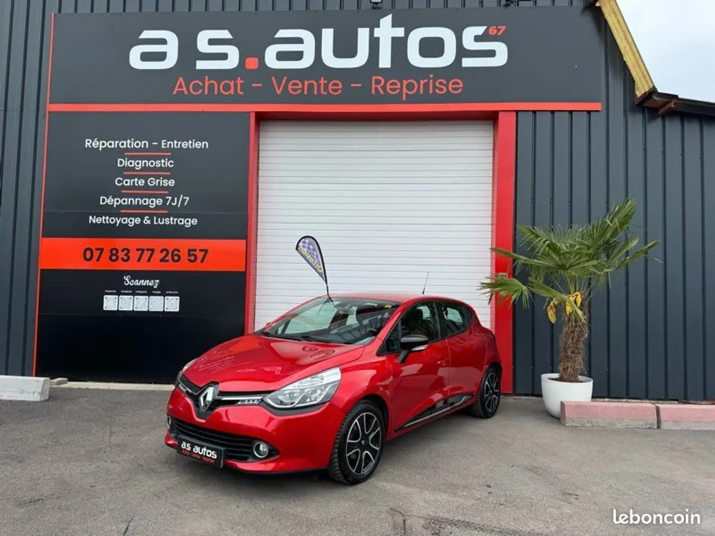 Renault Clio IV 1.2 I 75 cv essence R Link Clim auto -GPS siège Or - 1