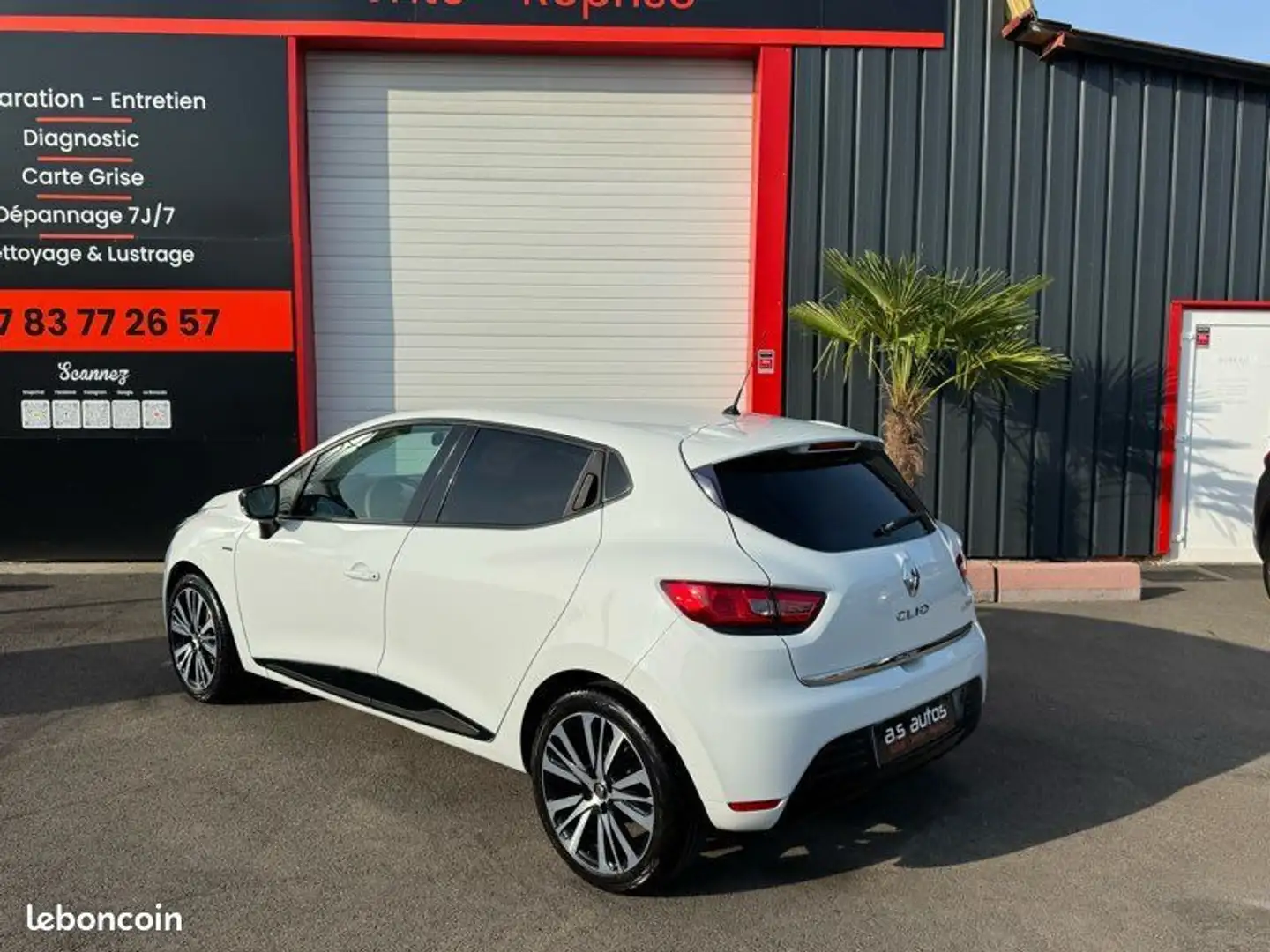 Renault Clio IV 0.9 TCE 90 cv essence intense Blanc - 2