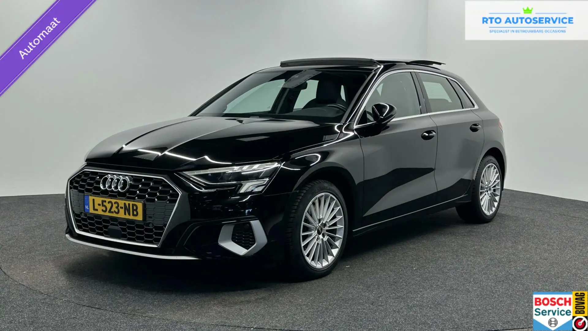 Audi A3 Sportback 30 TFSI Business edition PANORAMADAK-AUT Noir - 1