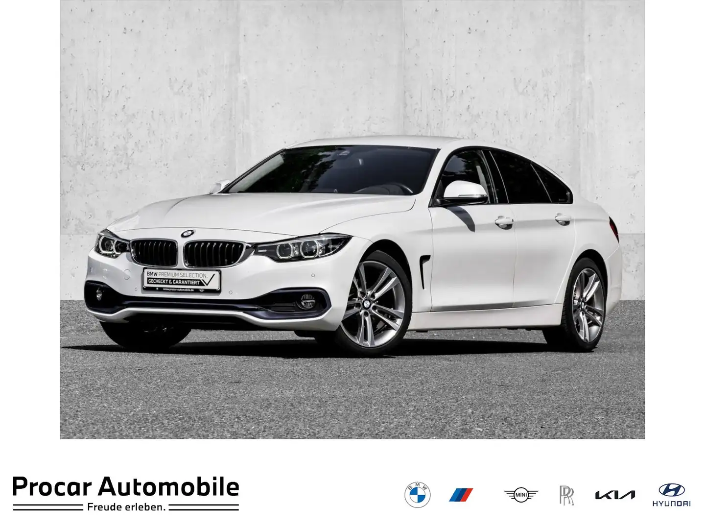 BMW 420 i SPORT LINE+HiFi+KAMERA+AUT Wit - 1