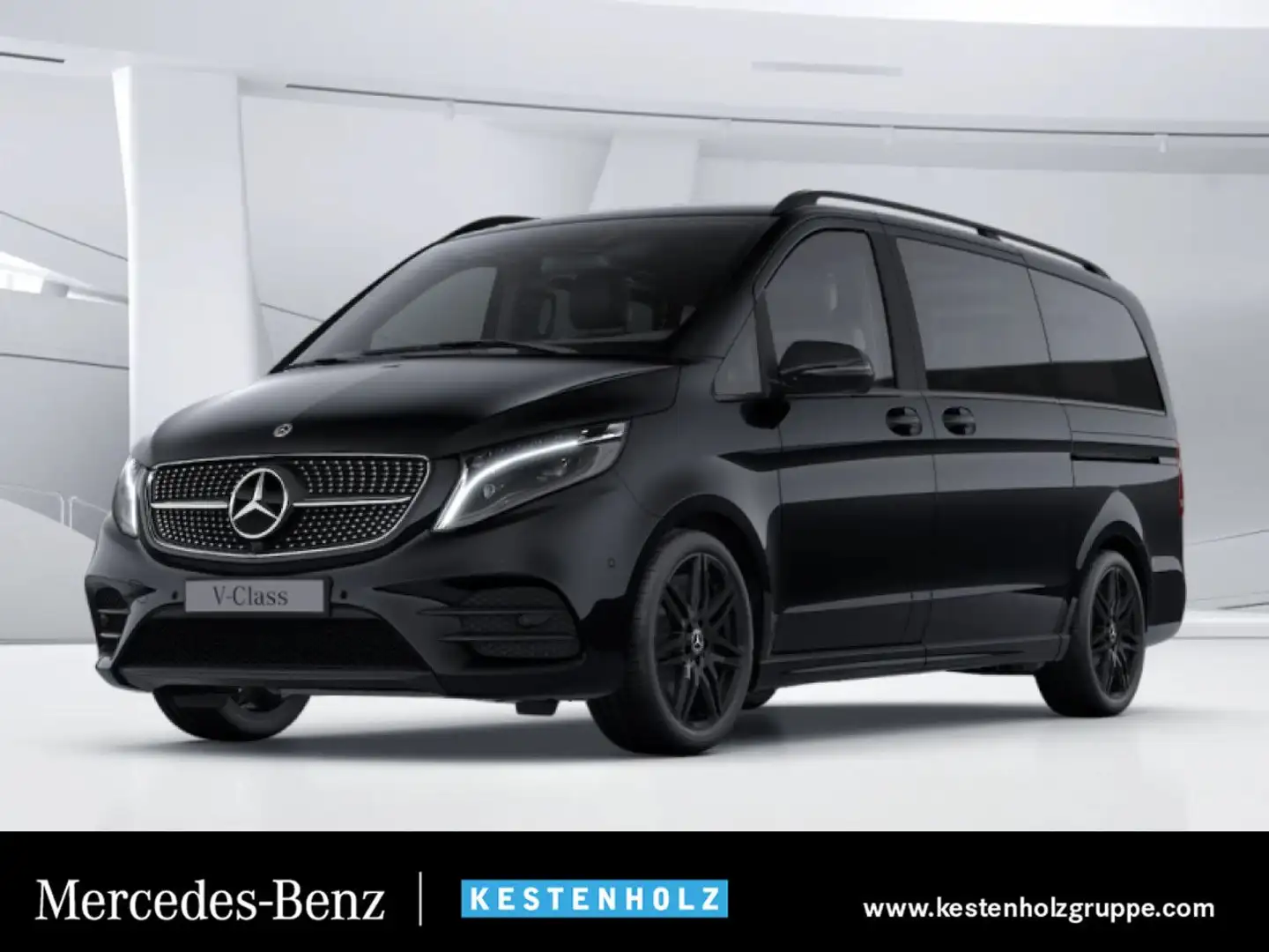 Mercedes-Benz V 300 d lang 4M Edition AMG 360° Airmat Stdhzg SHD Schwarz - 1