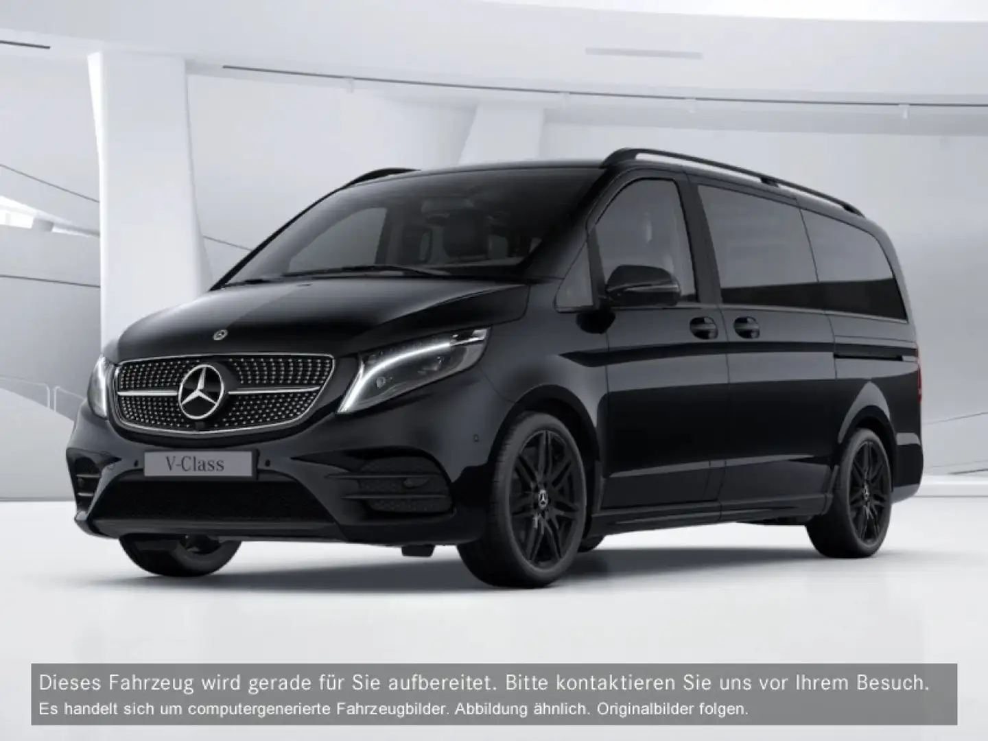 Mercedes-Benz V 300 d lang 4M Edition AMG 360° Airmat Stdhzg SHD Schwarz - 2