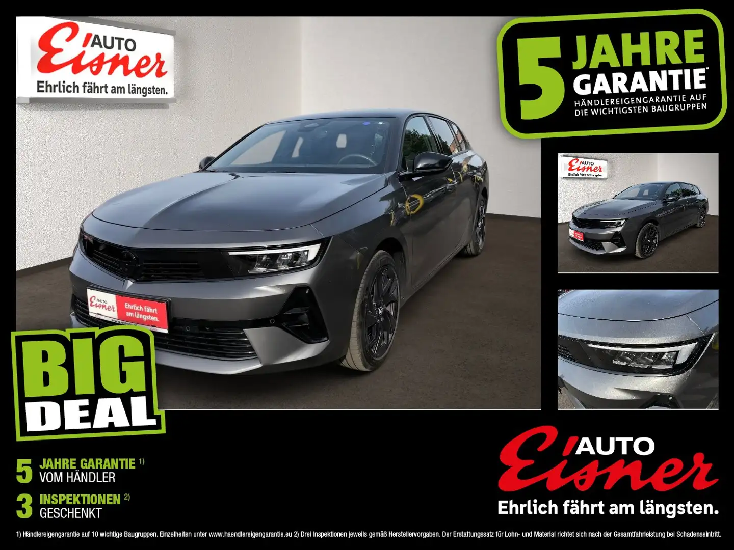 Opel Astra L Sports Tourer 1.2 Turbo GS 2xKlima LED Grau - 1