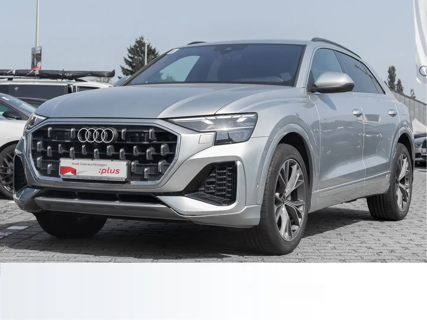 Audi Q8 55 TFSIe Q S LINE FACELIFT LM21 HuD AHK 360 Plateado - 2