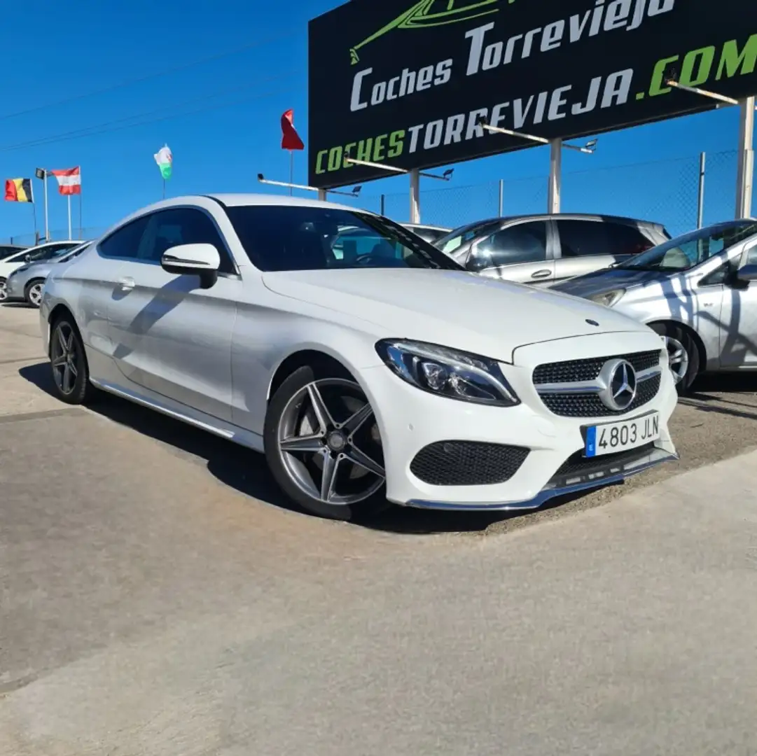 Mercedes-Benz C 250 Coupé 250d (4.75) 9G-Tronic Weiß - 1
