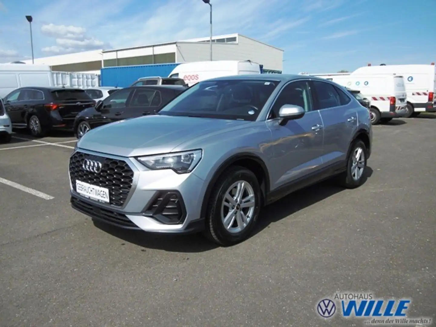 Audi Q3 35 TFSI Sportback Klima Navi Rückfahrkamera Plateado - 1