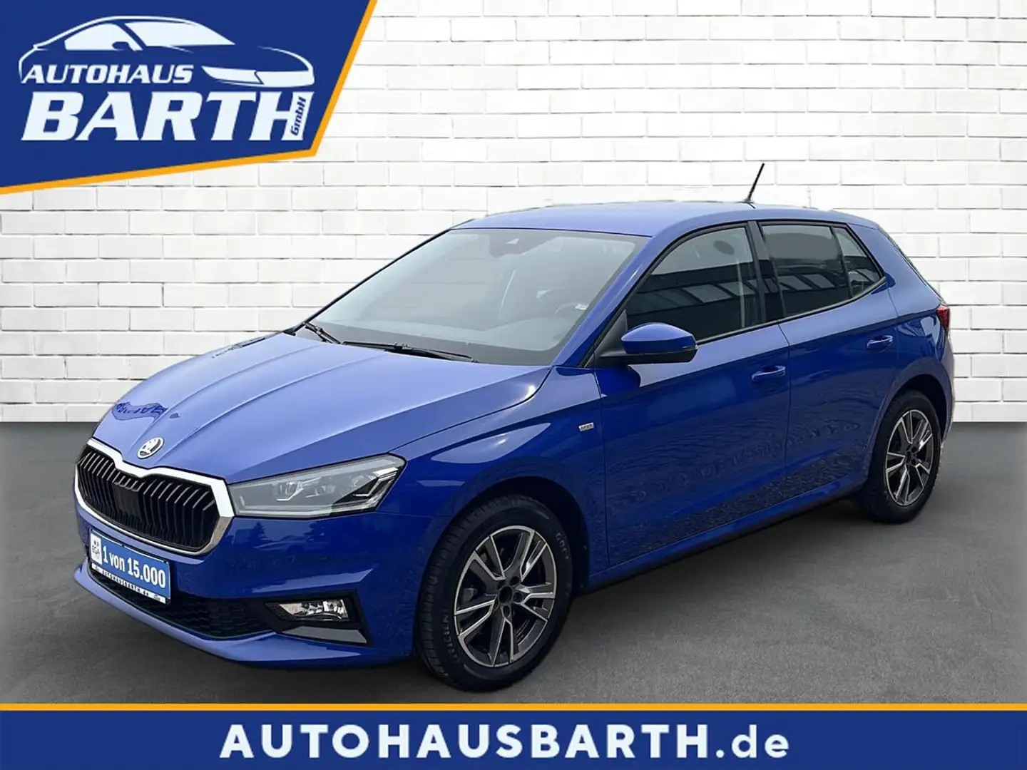 Skoda Fabia 1.5 TSI Tour OPF *LED*AUT*SHZ*DAB+*PDC* Blau - 1