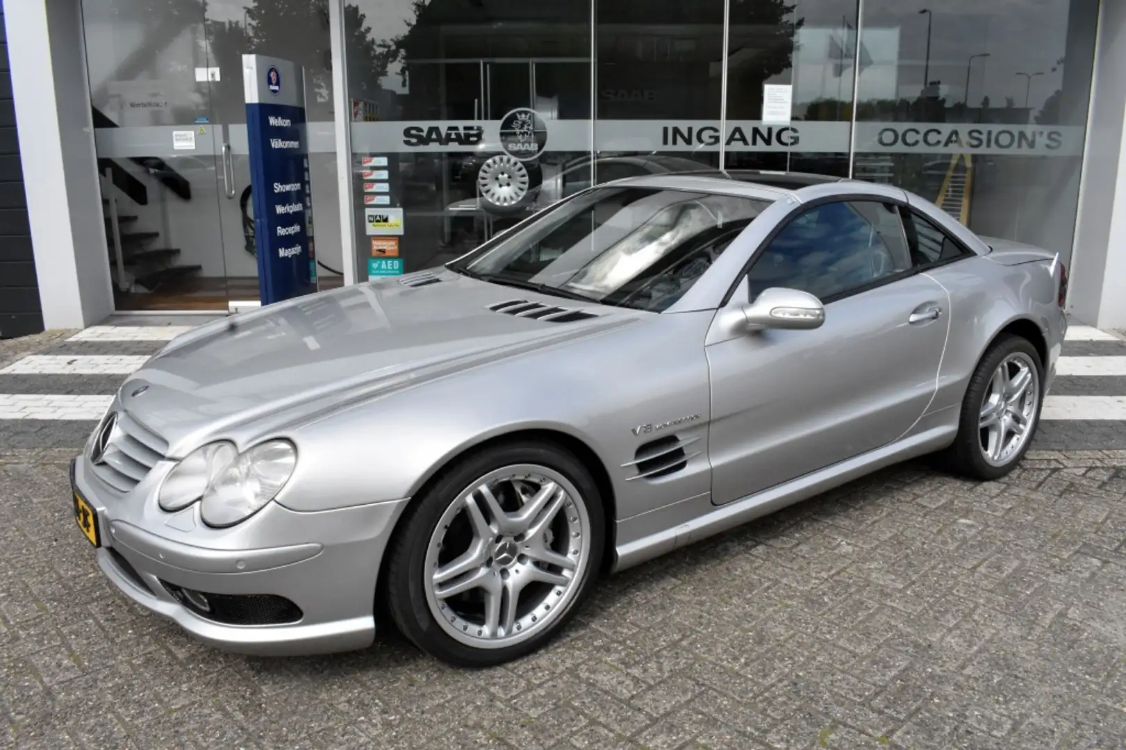 Mercedes-Benz SL 55 AMG Youngtimer Gris - 1