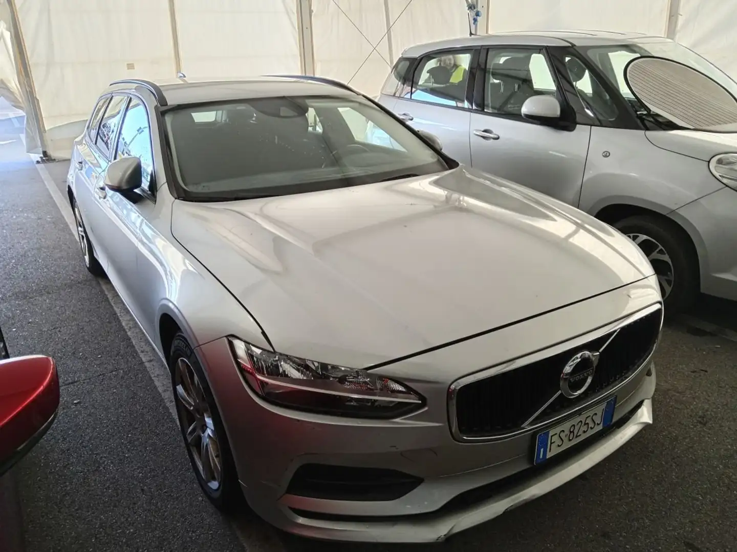 Volvo V90 V90 2.0 d4 Kinetic awd geartronic Silver - 2