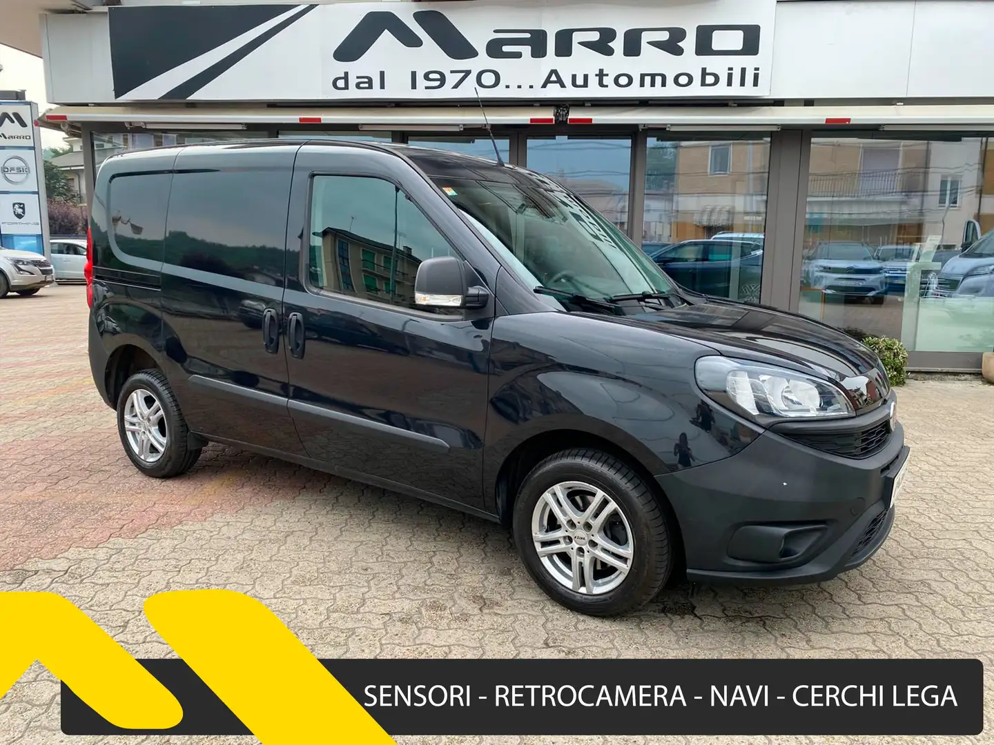 Fiat Doblo 1.3 MJT DOPPIA PORTA LATERALE*NAVI*CAMERA Nero - 1