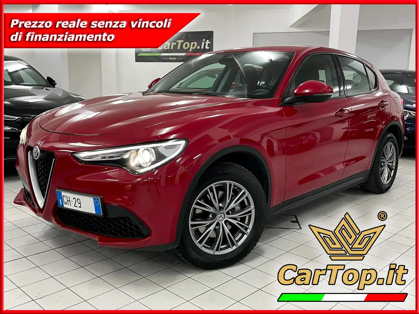 Alfa Romeo Stelvio 2.2 TD 190 CV BUSINESS Q4 DISTRIBUZIONE ESEGUITA Rot - 1