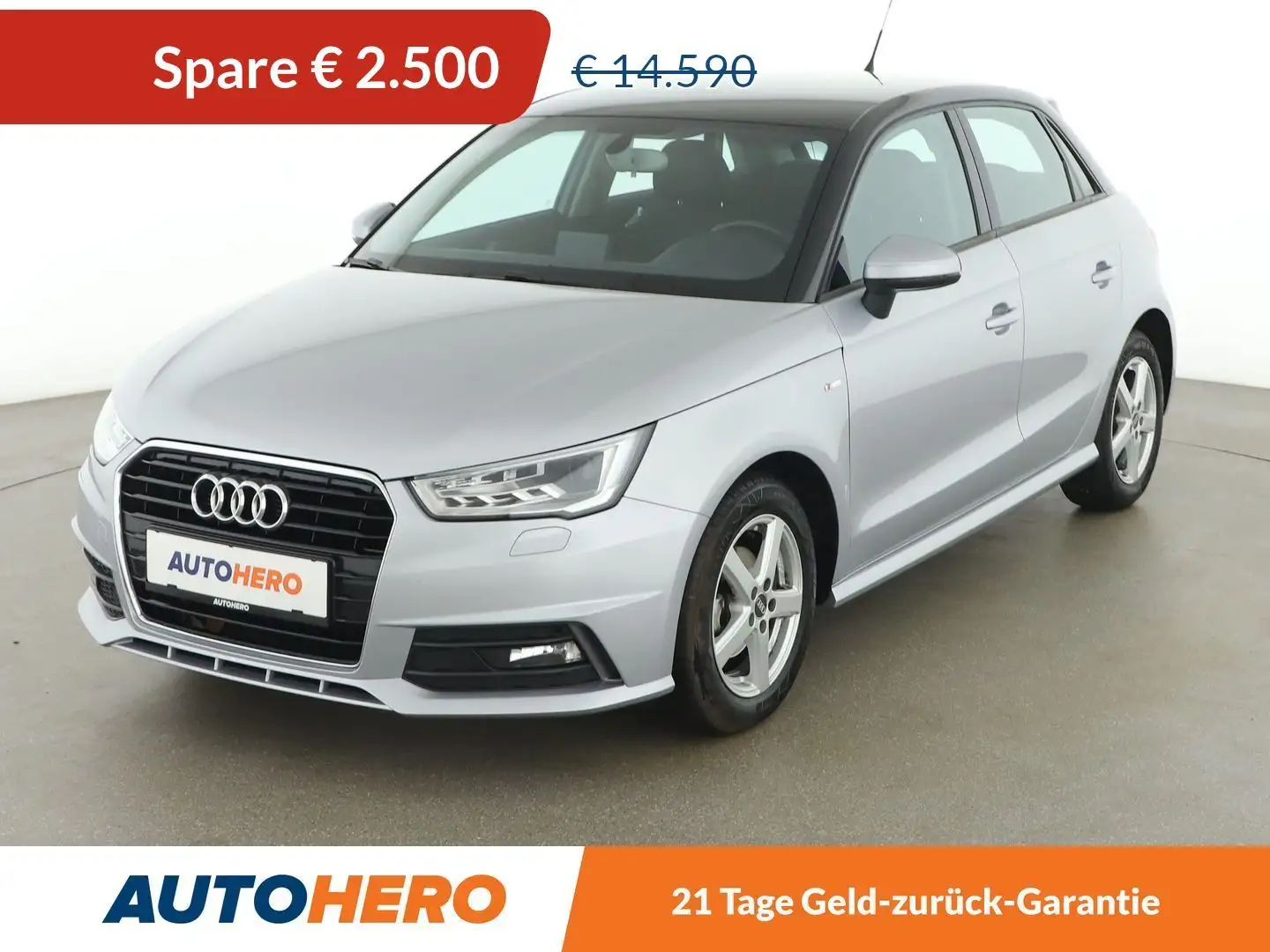Audi A1 1.0 TFSI S-Line *NAVI*KLIMAAUT*XENON* Grijs - 1