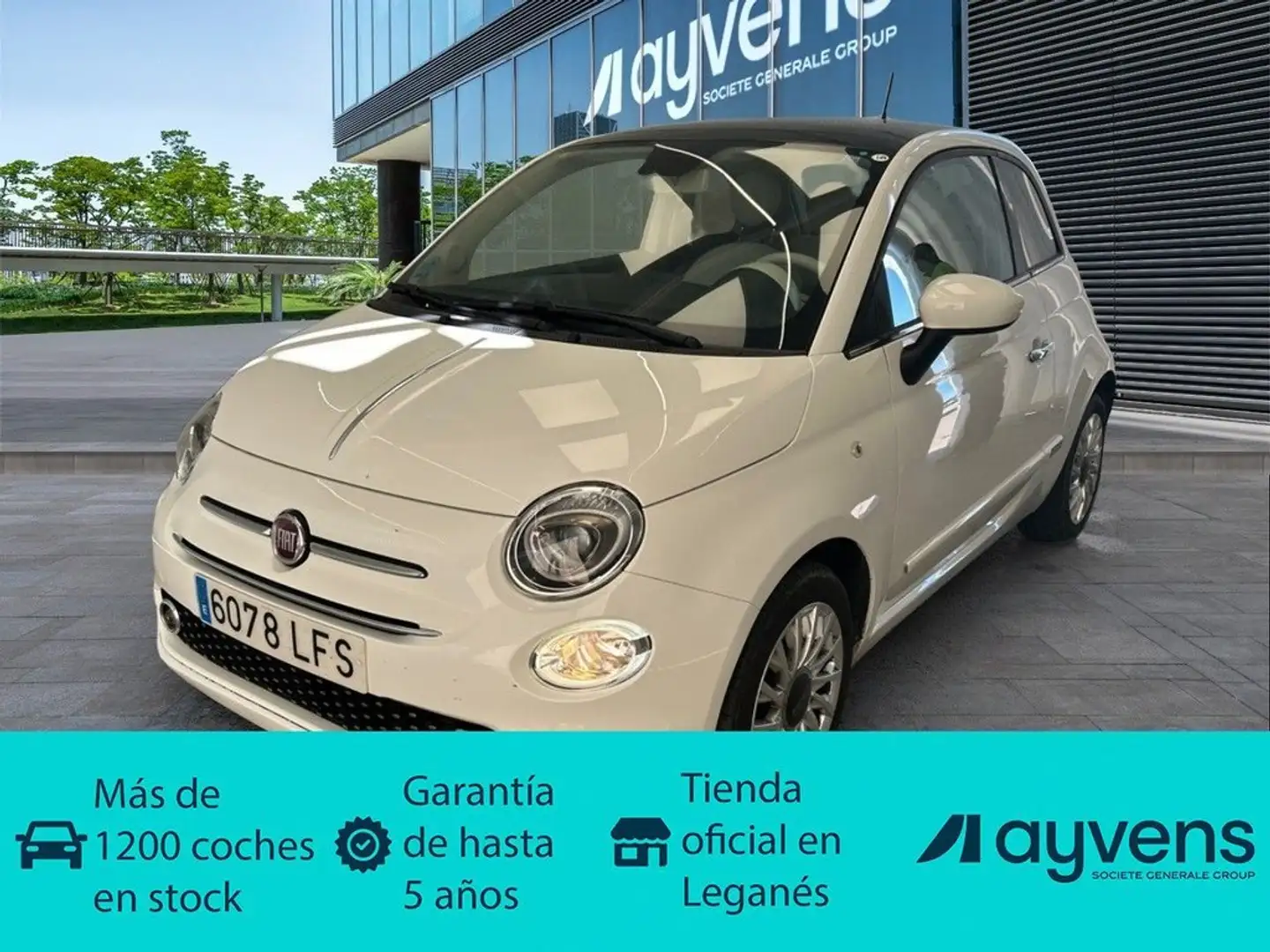 Fiat 500 1.2 Lounge Blanco - 1