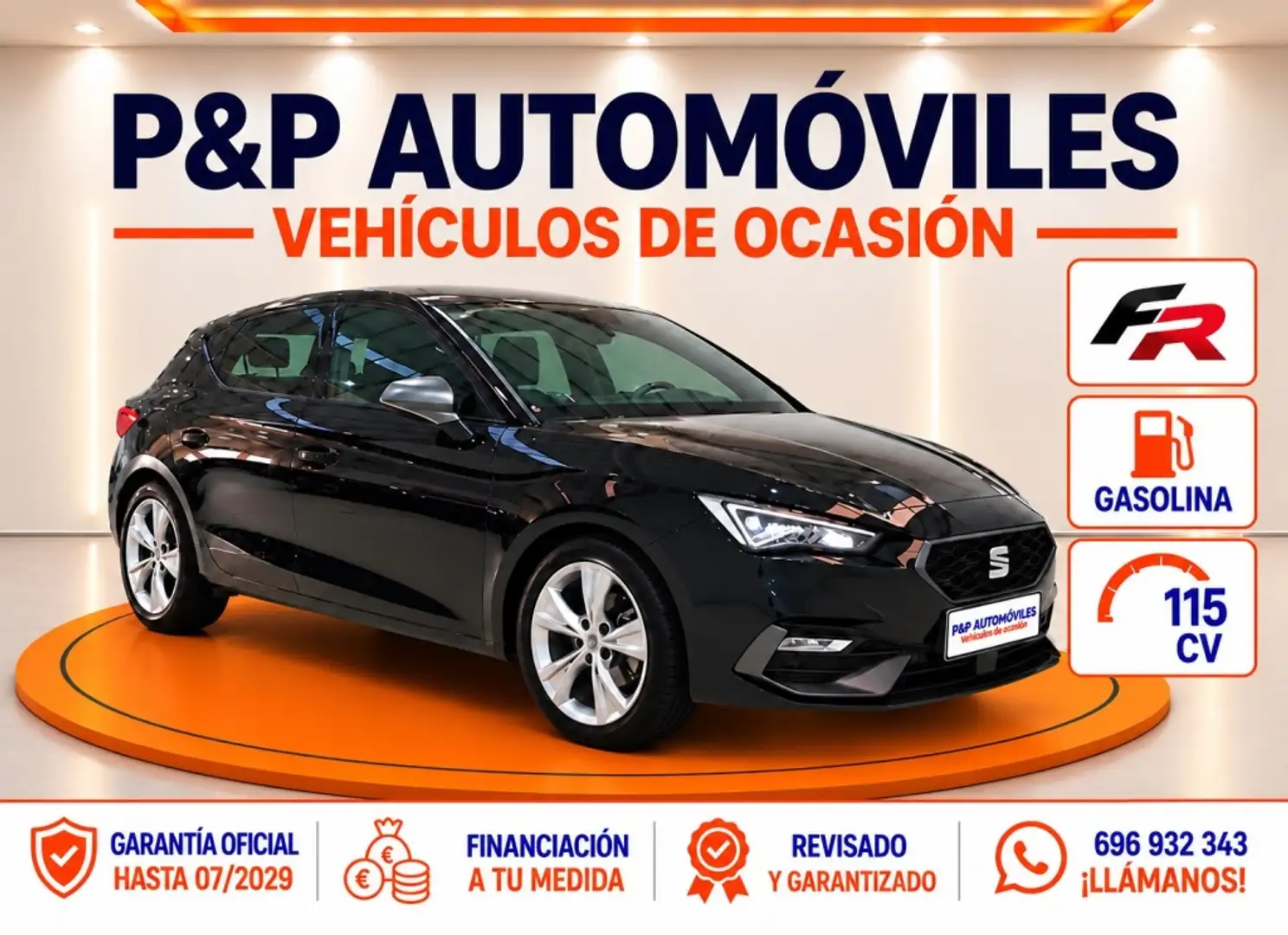 SEAT Leon 1.5 TSI S&S FR 25º Aniversario 115 Negro - 1