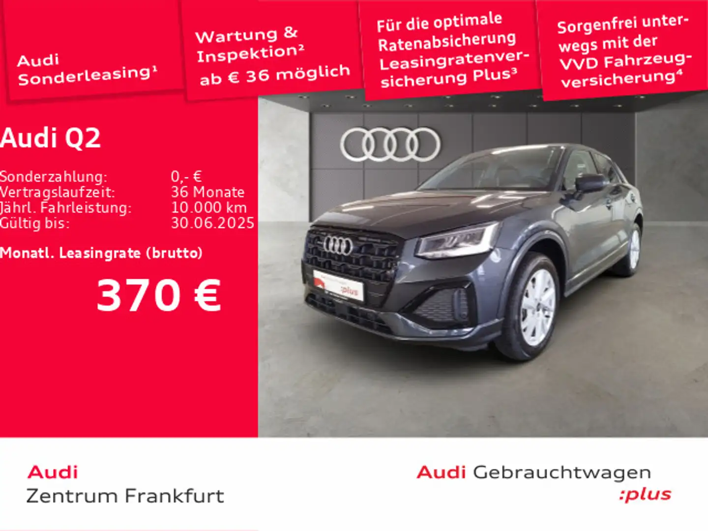 Audi Q2 40 TFSI quattro S tronic advanced LED DAB Tem Grau - 1