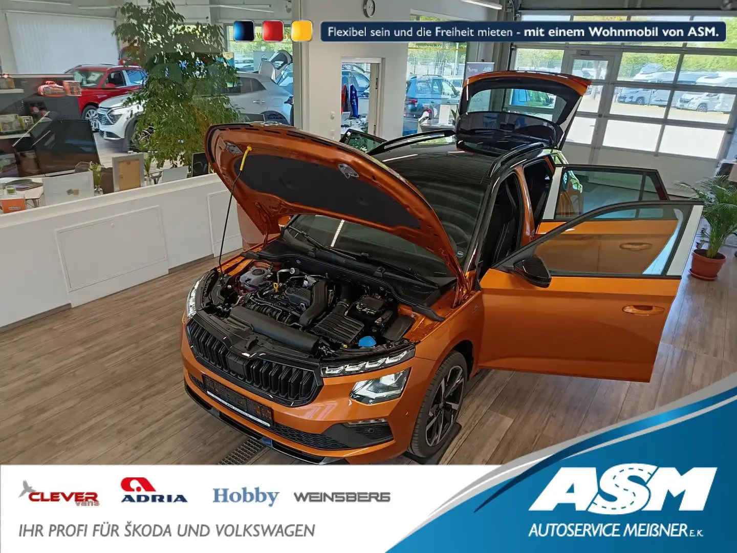 Skoda Kamiq Monte Carlo 1,5 TSI DSG*PANO*AHK*5J.GARANT Orange - 1
