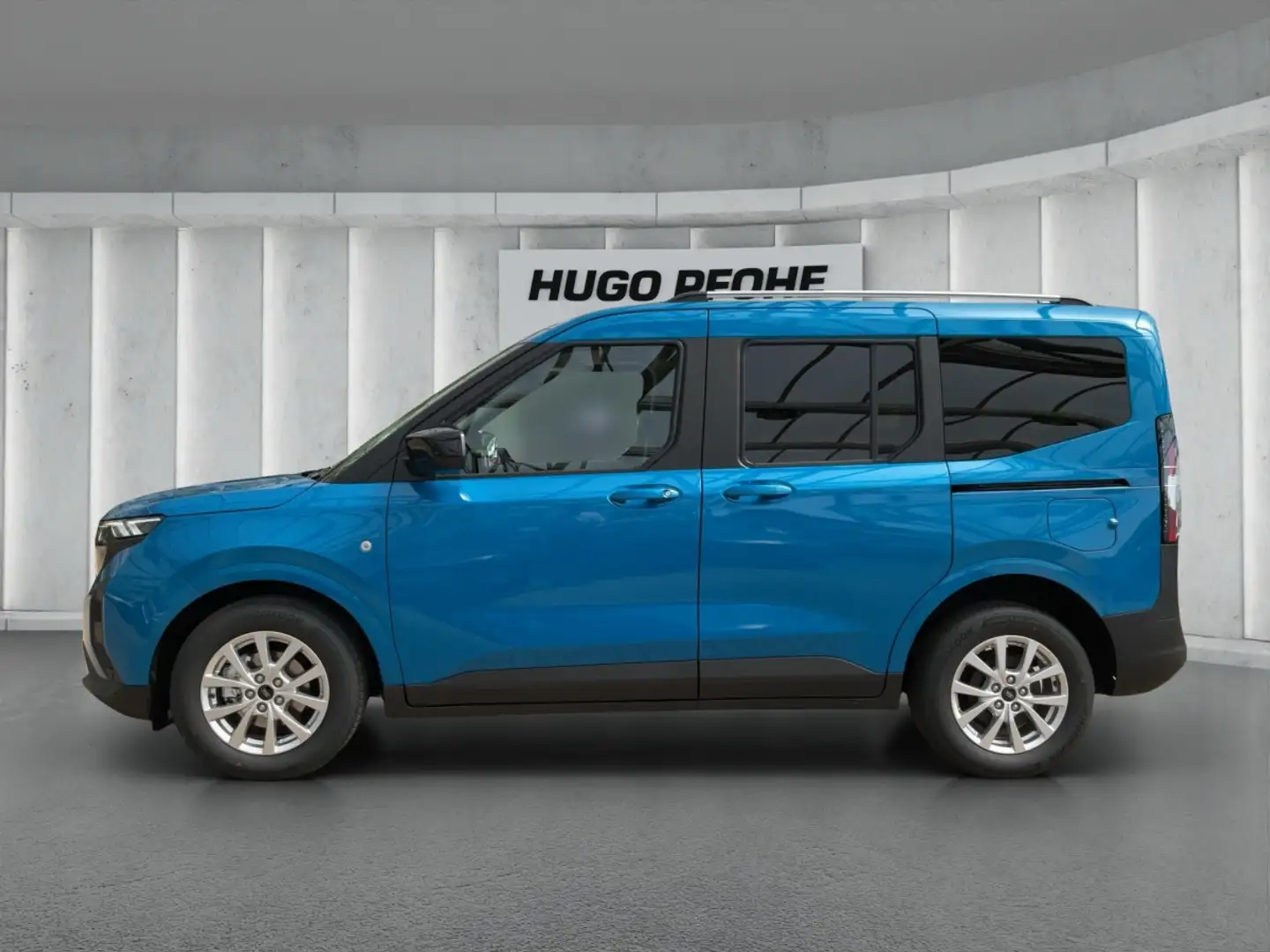 Ford Tourneo Courier Titanium 1.0 EcoBoost 92 kW Auto Kompaktvan. 5-tür Blau - 2