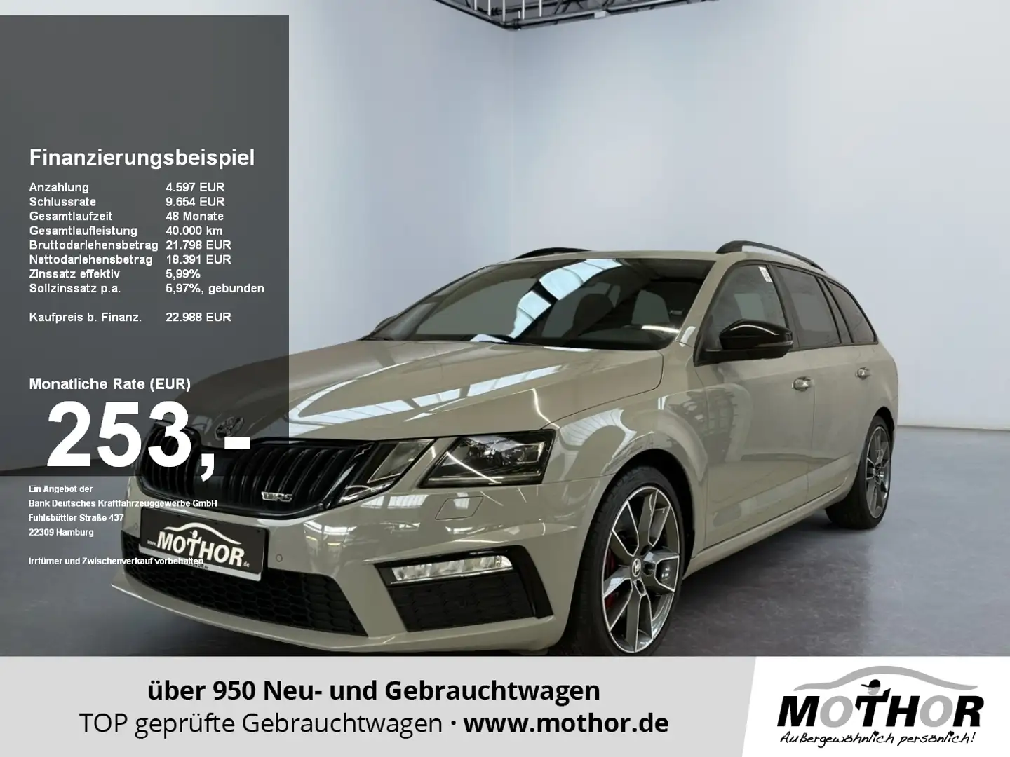 Skoda Octavia Combi RS 245 2.0 TSI App Connect Gris - 1
