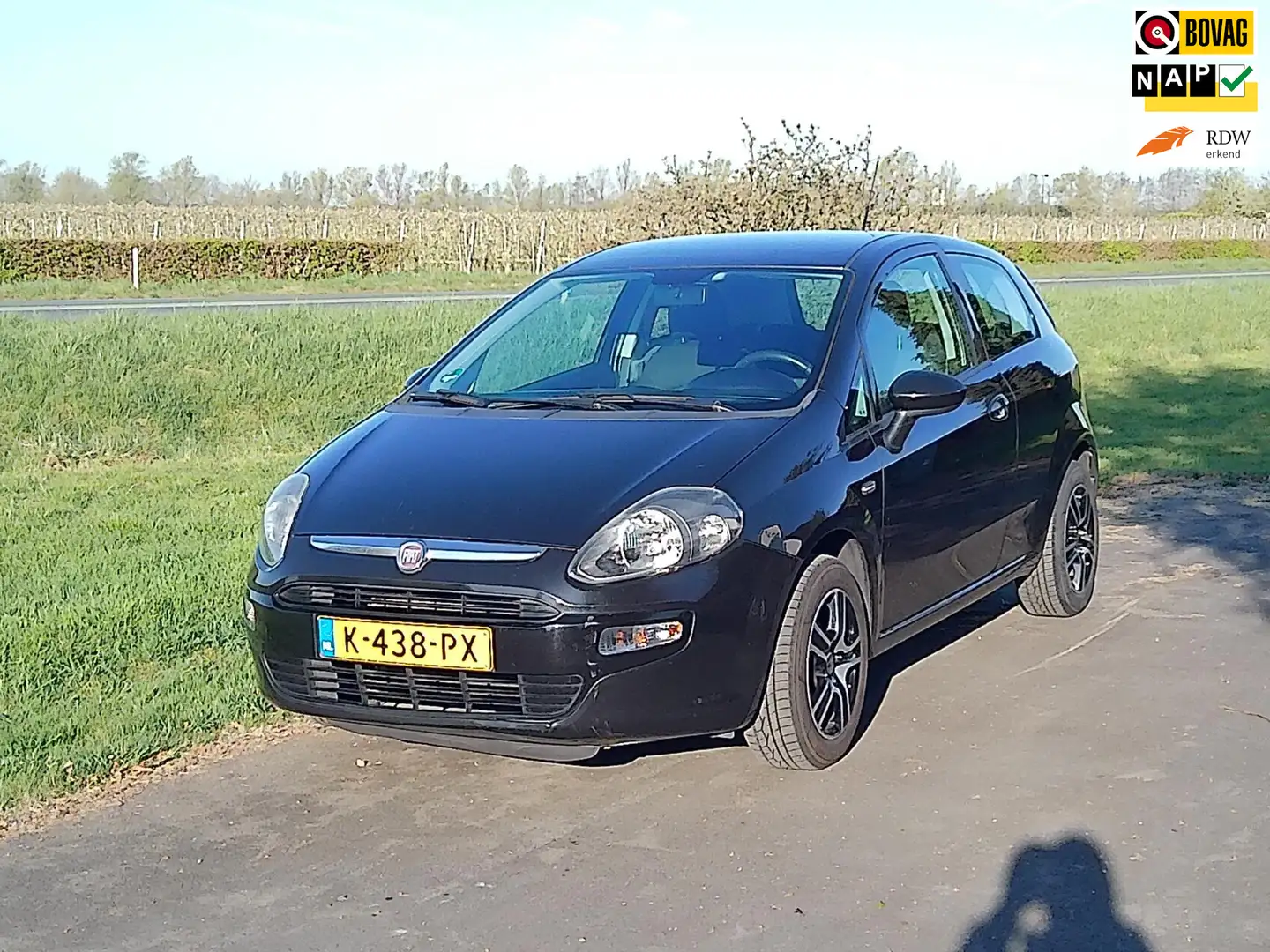 Fiat Punto Evo 1.2 Pop Zwart - 1