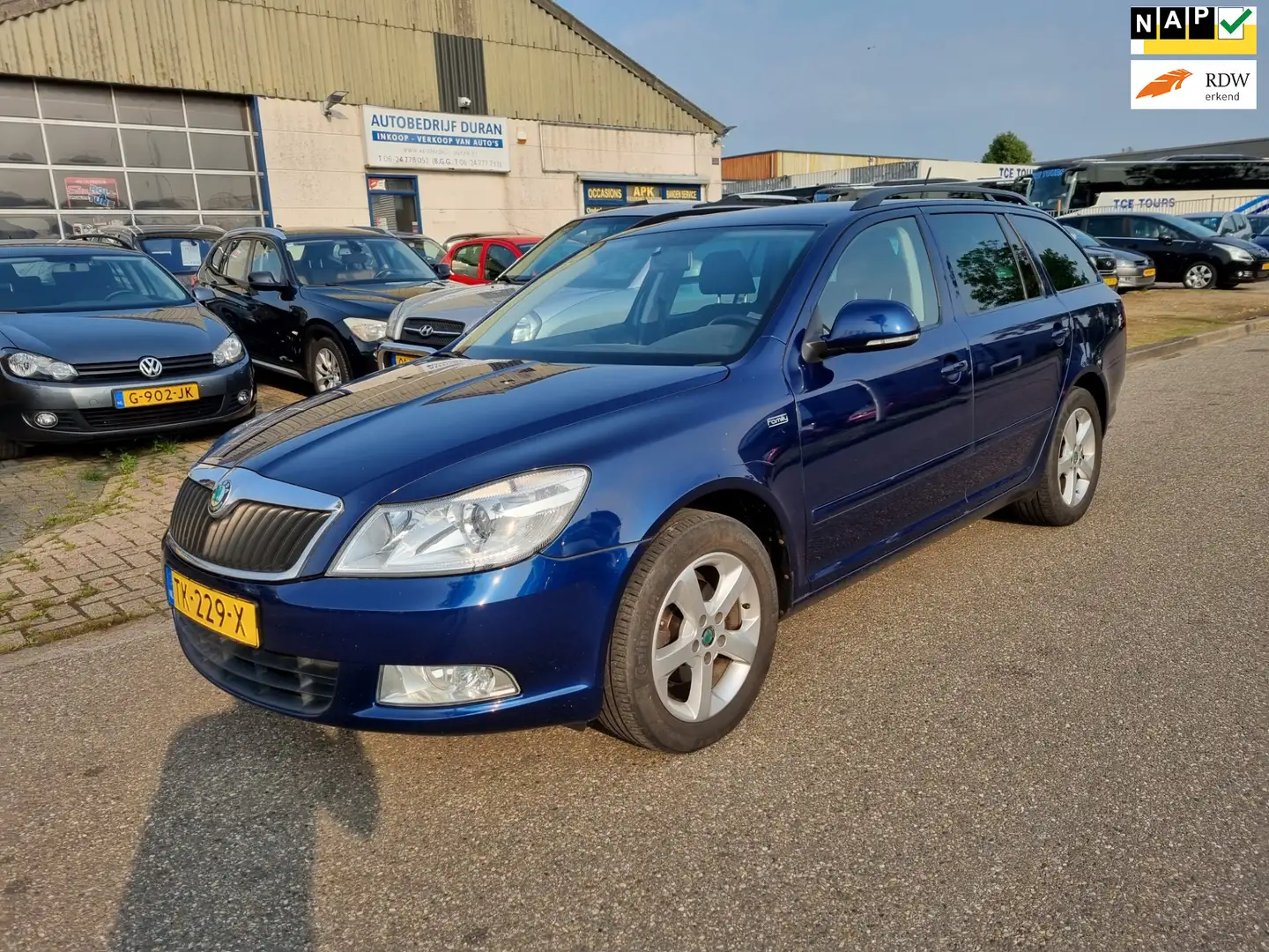 Skoda Octavia Combi 1.4 TSI Ambition Business Line Clima Bj:2011 Blauw - 1