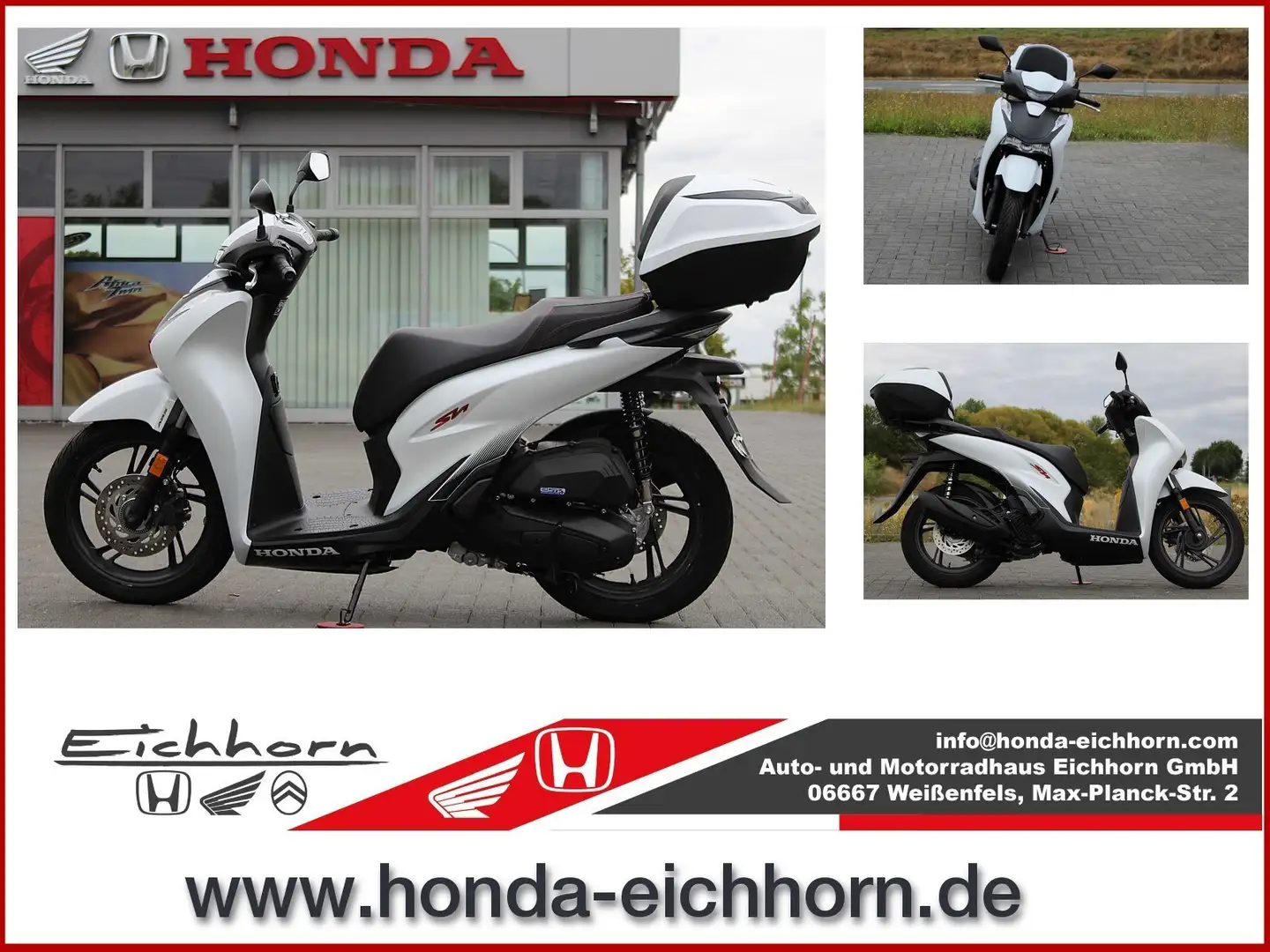 Honda SH 125 SH 125i Blanc - 1