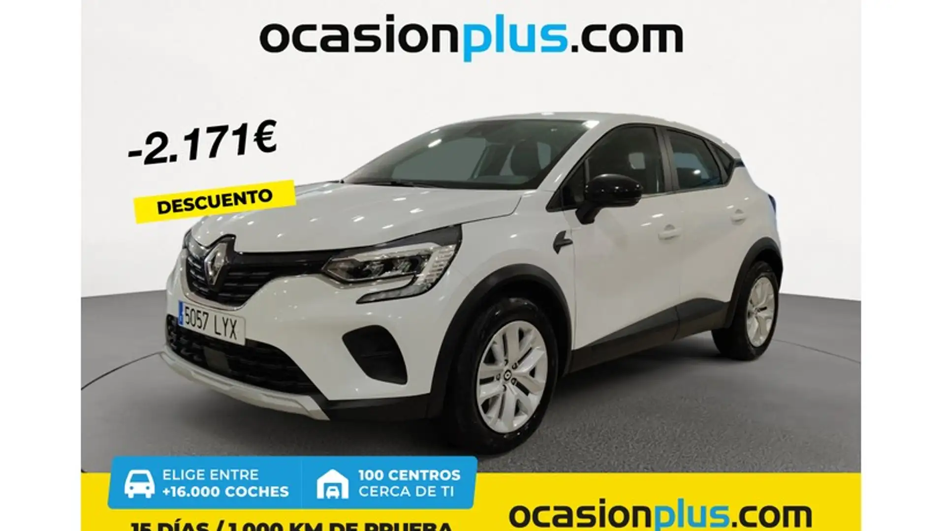 Renault Captur TCe Intens 74kW GLP Blanco - 1