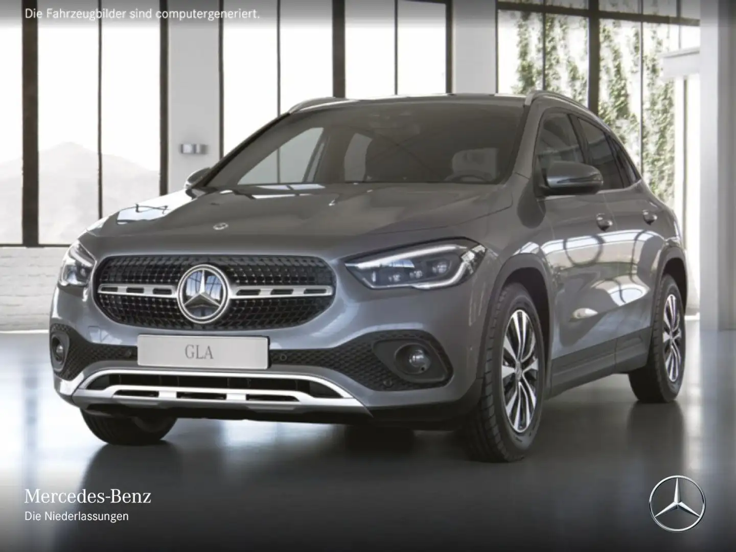 Mercedes-Benz GLA 200 d STYLE+AHK+MULTIBEAM+KAMERA+8G Grau - 2