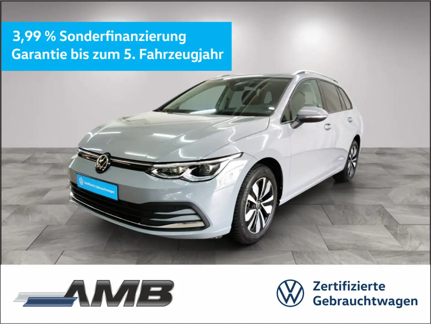 Volkswagen Golf Variant Move 1.5 eTSI AHK/Matrix/Pano/02.29 Gris - 1
