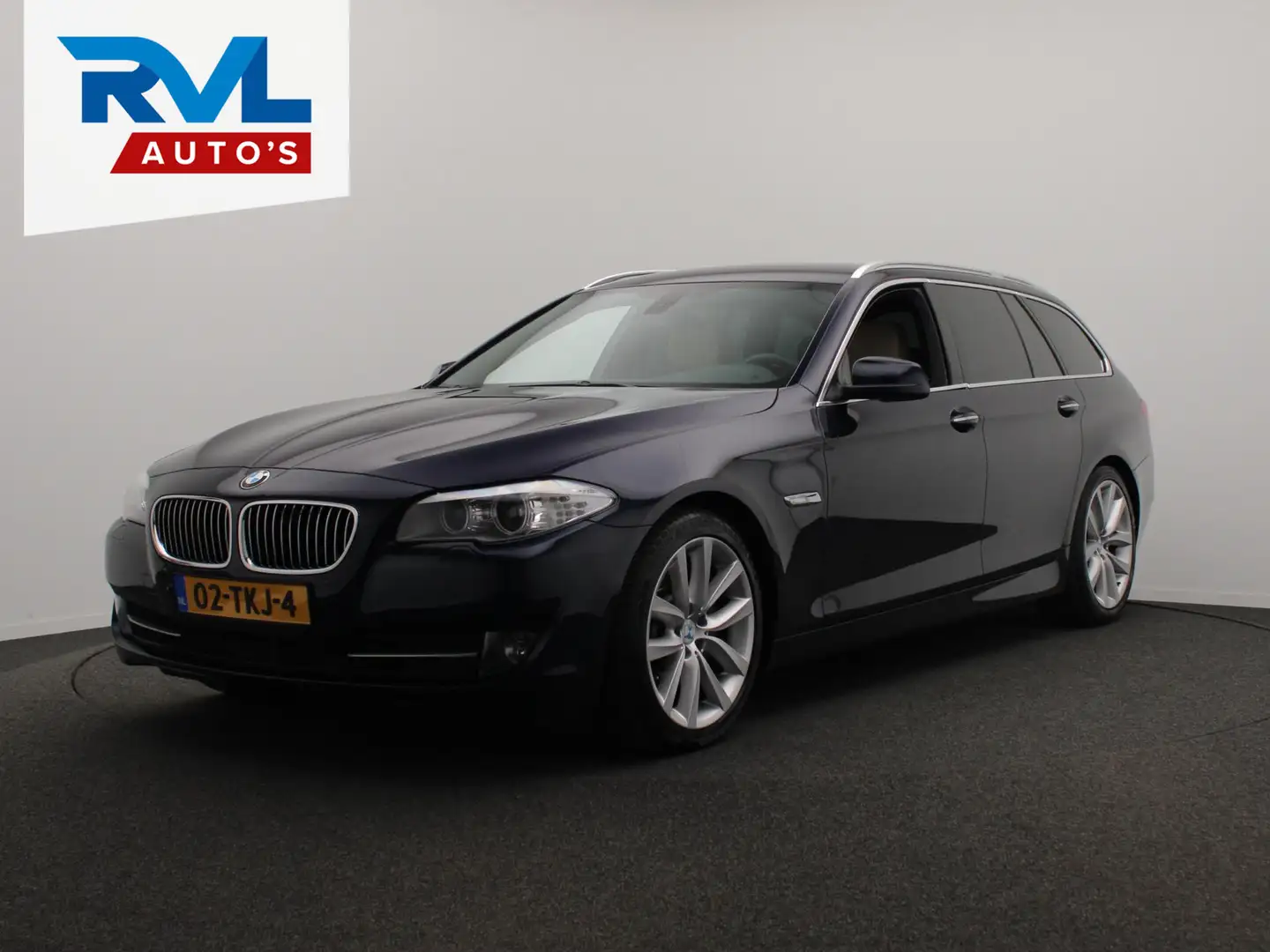 BMW 530 5-serie Touring 530i High Executive Trekhaak Leder Bleu - 1