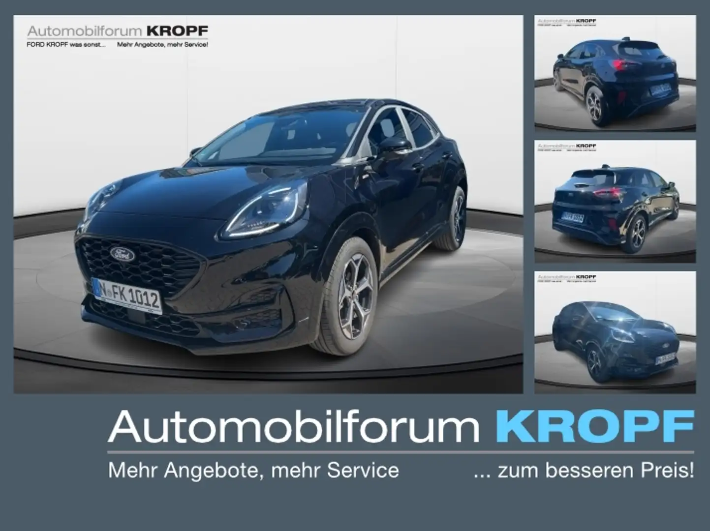 Ford Puma 1.0 EcoBoost ST-Linie ST-Line ACC LED PARKA Schwarz - 1