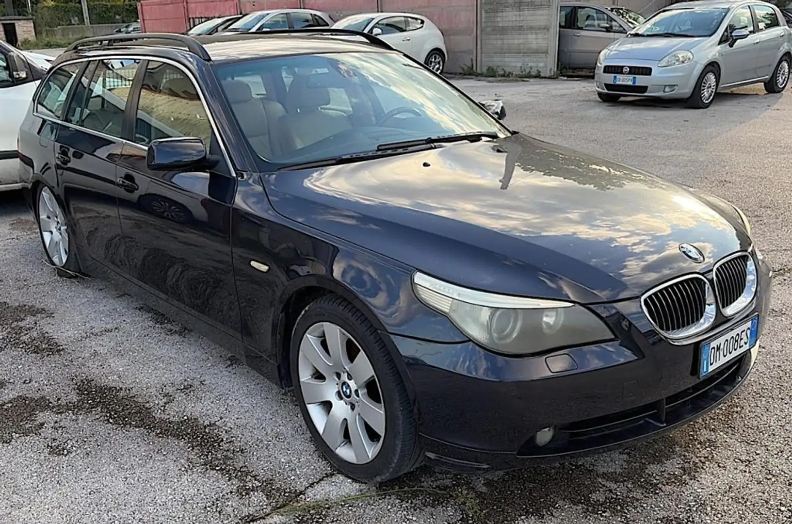 BMW 530 xd Touring Futura c/pelle Bleu - 2