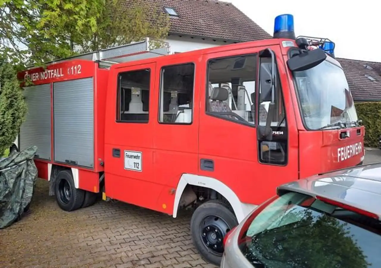 Iveco Magirus Eurofire FF 75 E 14 Feuerwehr 1. Hd., foto 3