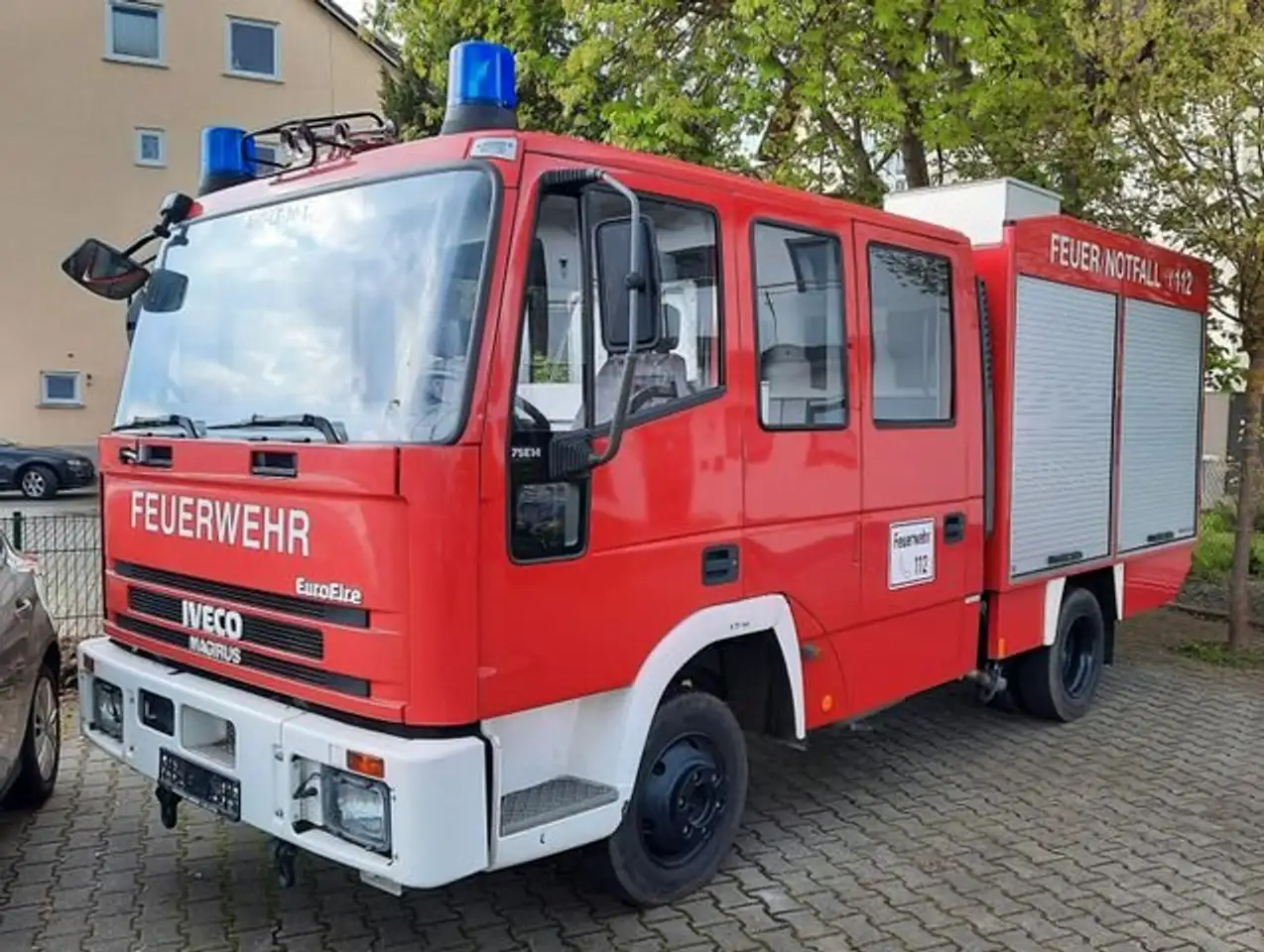Iveco Magirus Eurofire FF 75 E 14 Feuerwehr 1. Hd., foto 2